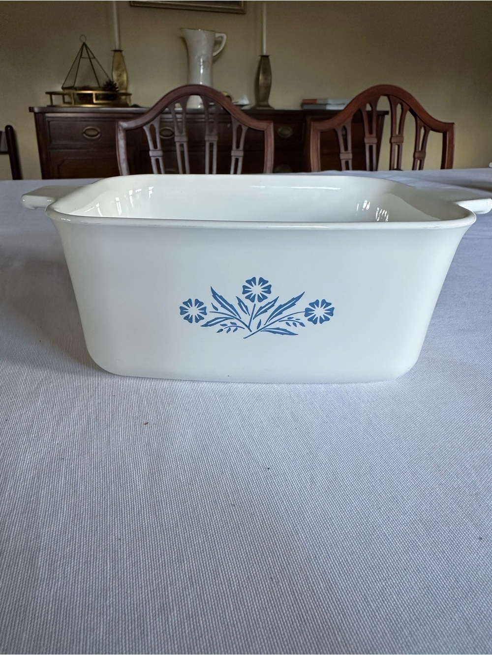 Vintage Corning Ware Blue Cornflower P-4-B Casserole Dish 1.5 QT No Lid USA
